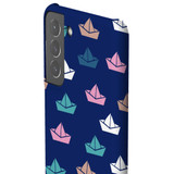 Paper Boats Pattern Samsung Snap Case By Artists Collection