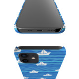 Paper Boat Pattern iPhone Snap Case By Artists Collection