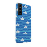 Paper Boat Pattern Samsung Snap Case By Artists Collection