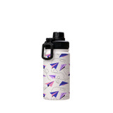 Paper Plane Pattern Water Bottle By Artists Collection
