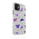 Paper Plane Pattern iPhone Snap Case By Artists Collection