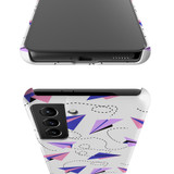 Paper Plane Pattern Samsung Snap Case By Artists Collection