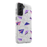 Paper Plane Pattern Samsung Tough Case By Artists Collection