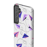 Paper Plane Pattern Samsung Tough Case By Artists Collection