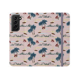 Paradise Island Pattern Pattern Samsung Folio Case By Artists Collection