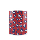 Patriotic Leopard Skin Pattern Coffee Mug By Artists Collection