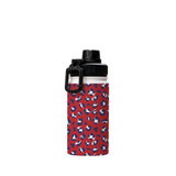 Patriotic Leopard Skin Pattern Water Bottle By Artists Collection