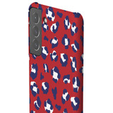 Patriotic Leopard Skin Pattern Samsung Snap Case By Artists Collection