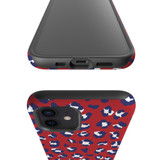 Patriotic Leopard Skin Pattern iPhone Tough Case By Artists Collection