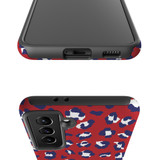 Patriotic Leopard Skin Pattern Samsung Tough Case By Artists Collection