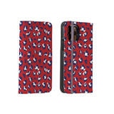 Patriotic Leopard Skin Pattern iPhone Folio Case By Artists Collection