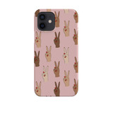 Peace Hand Symbol Pattern iPhone Snap Case By Artists Collection