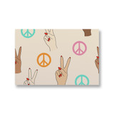 Peace Pattern Canvas Print By Artists Collection