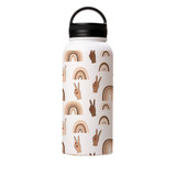 Positivity Pattern Water Bottle By Artists Collection
