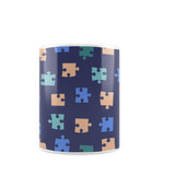 Puzzle Pattern Coffee Mug By Artists Collection