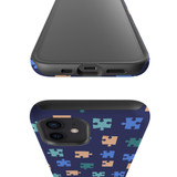 Puzzle Pattern iPhone Tough Case By Artists Collection