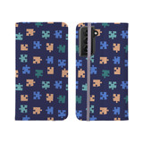 Puzzle Pattern Samsung Folio Case By Artists Collection