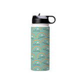 Rainbow Pattern Water Bottle By Artists Collection