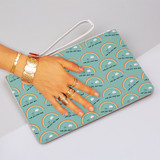 Rainbow Pattern Clutch Bag By Artists Collection