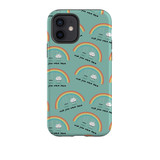 Rainbow Pattern iPhone Tough Case By Artists Collection