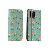 Rainbow Pattern iPhone Folio Case By Artists Collection