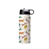 Rainbow Leopard Pattern Water Bottle By Artists Collection