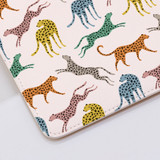Rainbow Leopard Pattern Clutch Bag By Artists Collection