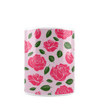 Rose Pattern Coffee Mug By Artists Collection