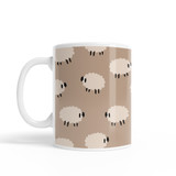 Sheep Pattern Coffee Mug By Artists Collection