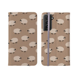 Sheep Pattern Samsung Folio Case By Artists Collection