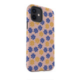 Simple Flower Pattern iPhone Tough Case By Artists Collection
