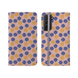Simple Flower Pattern Samsung Folio Case By Artists Collection