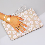 Simple Flowers Pattern Clutch Bag By Artists Collection