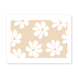 Simple Flowers Pattern Art Print By Artists Collection