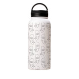 Simple Line  Pattern Water Bottle By Artists Collection