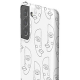 Simple Line  Pattern Samsung Snap Case By Artists Collection