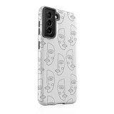 Simple Line  Pattern Samsung Tough Case By Artists Collection