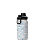 Snowman Pattern Water Bottle By Artists Collection