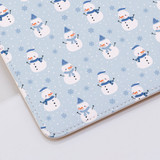 Snowman Pattern Clutch Bag By Artists Collection