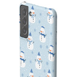 Snowman Pattern Samsung Snap Case By Artists Collection
