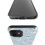 Snowman Pattern iPhone Tough Case By Artists Collection