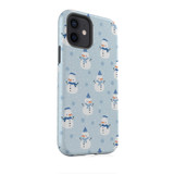 Snowman Pattern iPhone Tough Case By Artists Collection