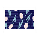 Spring Tulip Pattern Art Print By Artists Collection
