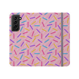 Sprinkles Pattern Samsung Folio Case By Artists Collection