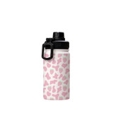 Strawberry Cow Pattern Water Bottle By Artists Collection