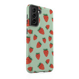 Strawberry Pattern Samsung Tough Case By Artists Collection