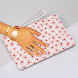 Summer Flowers Pattern Clutch Bag By Artists Collection