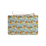 Sun And Cloud Pattern Clutch Bag By Artists Collection