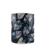 Trendy Leaves Pattern Coffee Mug By Artists Collection