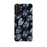Trendy Leaves Pattern Samsung Snap Case By Artists Collection